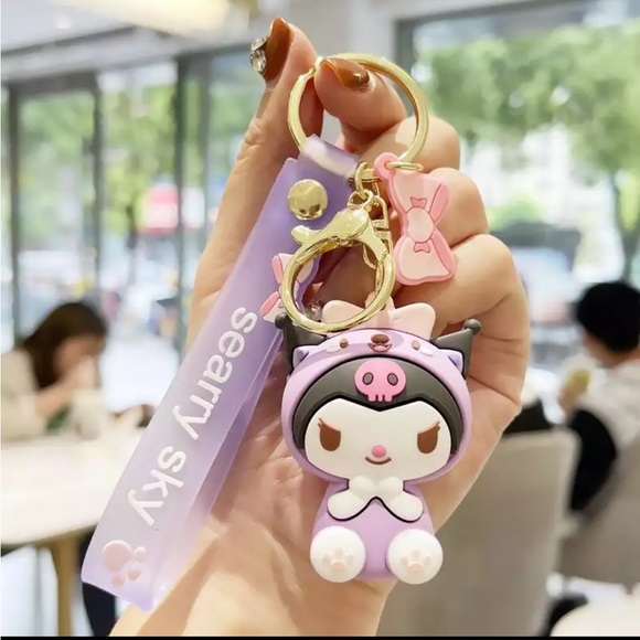 Hello Kitty Other Kuromi Kawaii Hello Kitty Miniso Friends Keychain